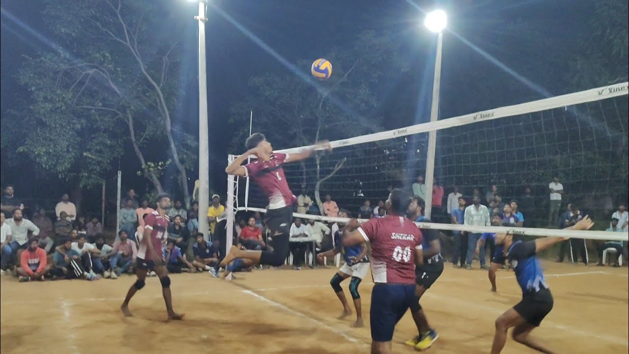 Sircilla vs Garshakurthi Match Karimnagar Volleyball Tournament #volleyball #sports #karimnagar