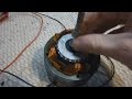 Unmodified AC Induction Motor Working as a Generator Experiment