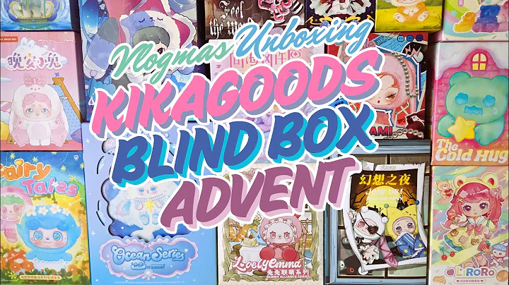 Vlogmas Day 1 🎁 What’s Inside My KikaGoods Blind Box Advent Calendar? #adventcalendar #vlogmas