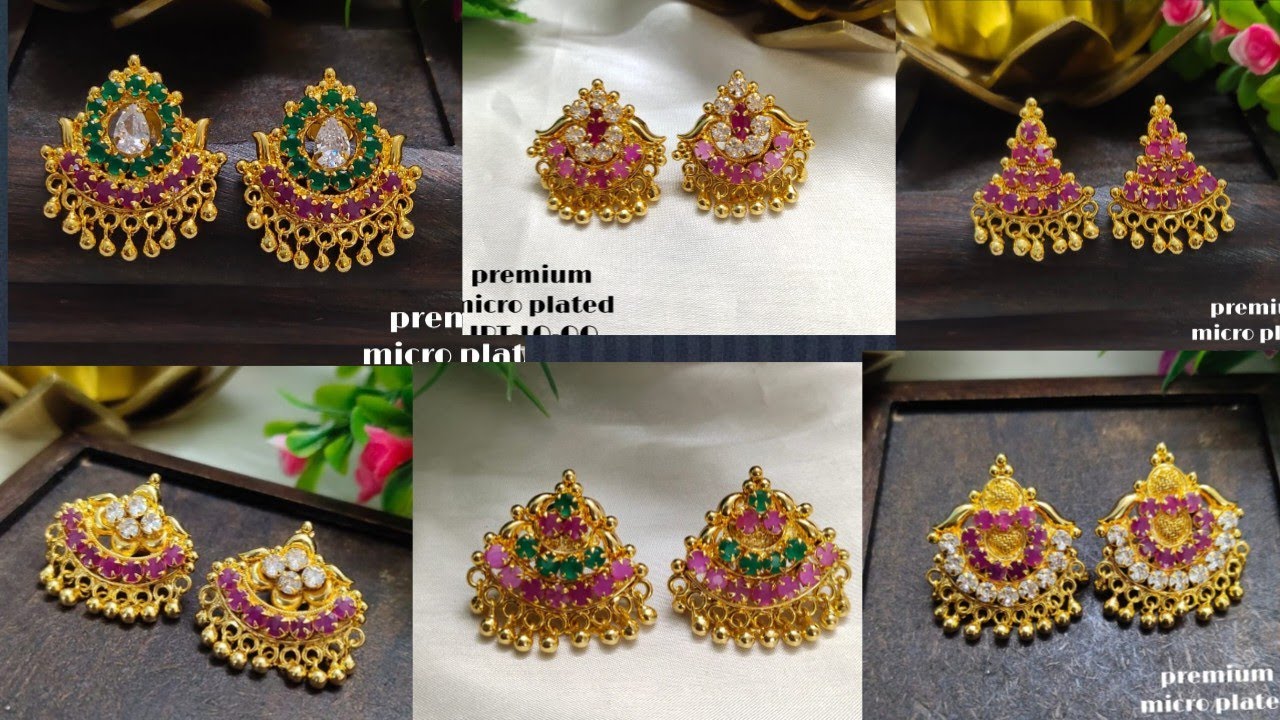 Vama One Gram Gold Bali Earrings For Women: Buy Vama One Gram Gold Bali  Earrings For Women Online in India on Snapdeal