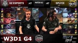 G2 eSports vs Splyce | Week 3 Day 1 of S8 EU LCS Spring 2018 | G2 va SPY W3D1 G4