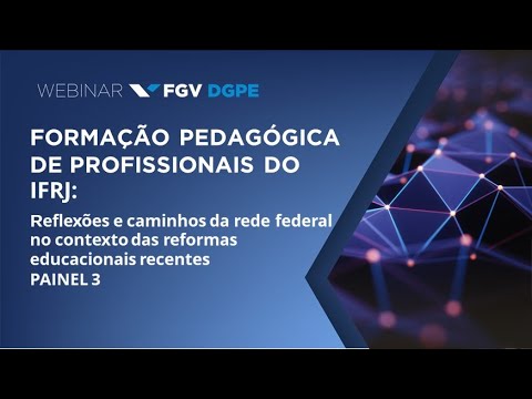 Webinar | Socialização de experiências de educação profissional: nacional e internacional