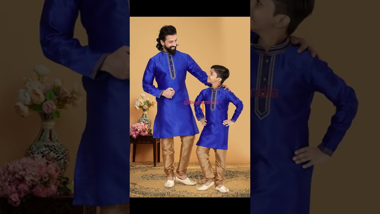 50 Father Son Matching Outfits | Family Matching Dresses | Latest Father Son Matching Dresses