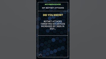 #Cybersecurity - IoT Botnet Attacks