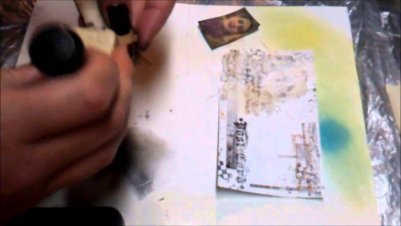 Mixed Media Index Card a Day 2013 YouTube