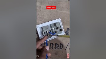 16 Amp Switch socket connection | Power board connection #trending #tech #electric