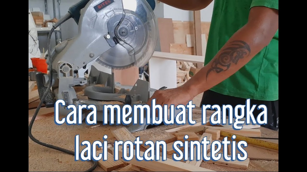  Cara  membuat  Rangka Laci Rotan  Sintetis  YouTube