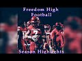 Freedom high football season highlight2023 ft rb jaylen barnett