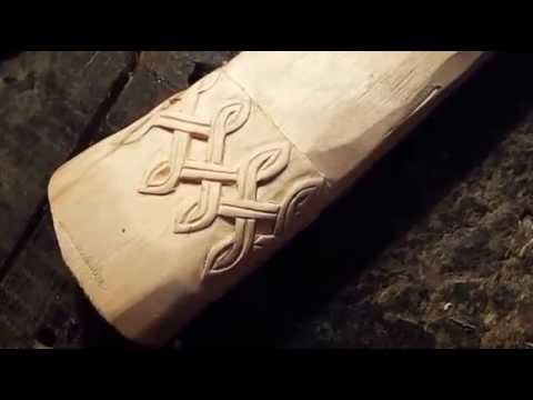 Резьба по дереву для начинающих, построение орнамента 2. wood carving for beginners, ornament