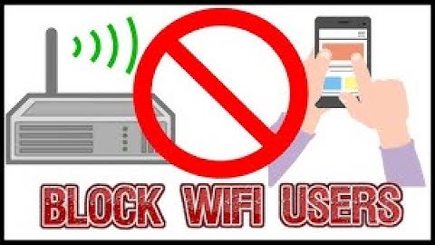 how to block WiFi users from your router using selfish net