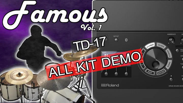 Famous Vol. 1 for Roland TD-17 - Custom kits Download - Travis Barker, Neil Peart, Gavin Harrison
