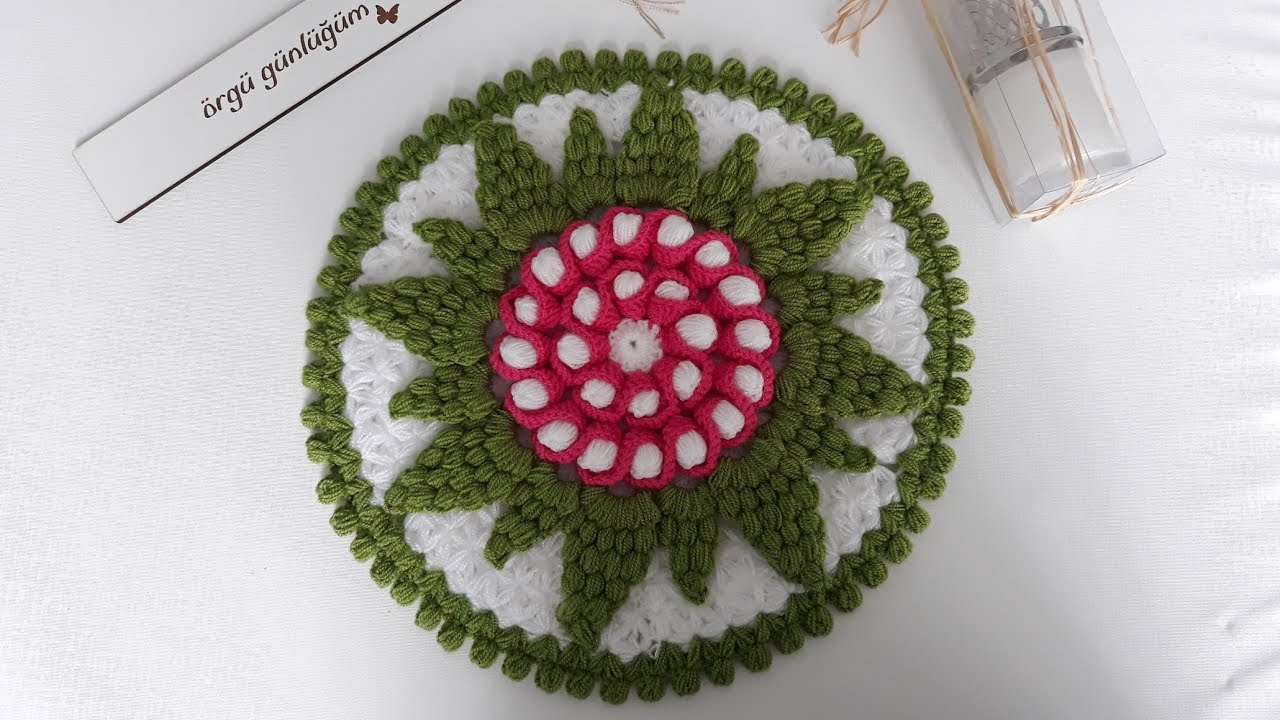 Güneş lif modeli - çiçekli lif kendi tasarimim