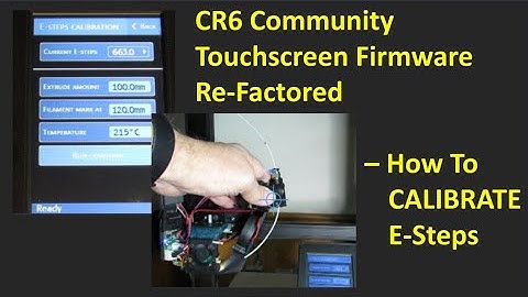 How To Calibrate E Steps