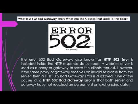 How To Resolve 502 Bad Gateway Error In WordPress