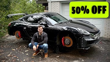 Ontdek waarom mijn total loss gereden Porsche GT4 ZO GOEDKOOP WAS!