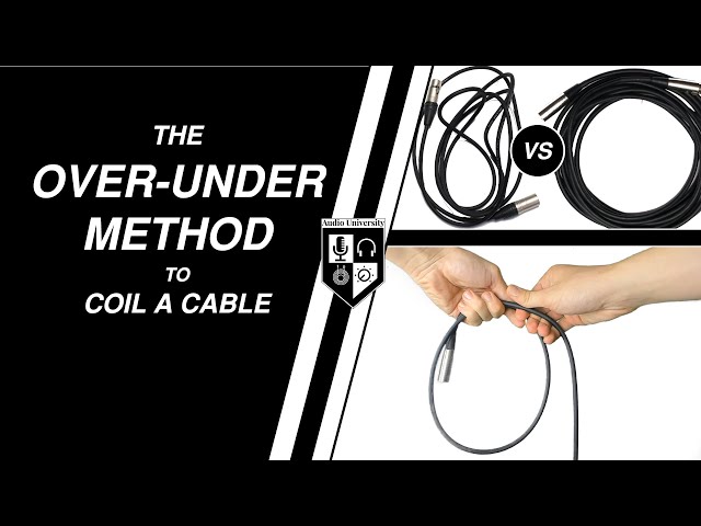 How to Wrap a Cable Over Under - QUICK DEMONSTRATION 