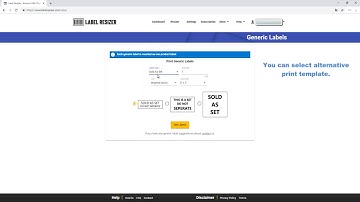 LabelResizer-Generic Labels for Amazon FBA Shipments with Thermal and Desktop Printers (Avery Type)