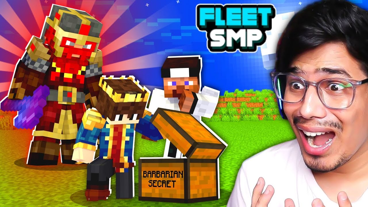 The SECRET Of BARBARIAN KING In FLEET SMP😱| Minecraft