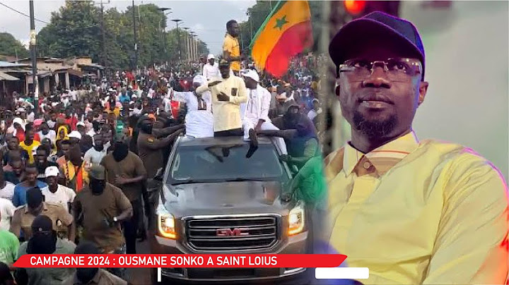 🔴Direct / Replay : Giga Meeting de Ousmane à Saint Louis du Jamais vu une mobilisation XXL