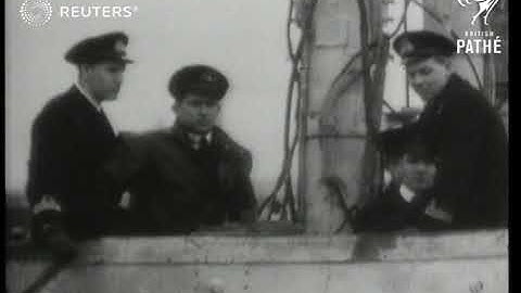 DISASTERS: The remains of the Submarine HMS Truculent returns to port (1949)