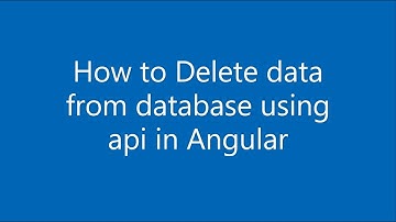How to Delete data from database using api in Angular #Angular #HTML #CSS #jQuery #WebDesign