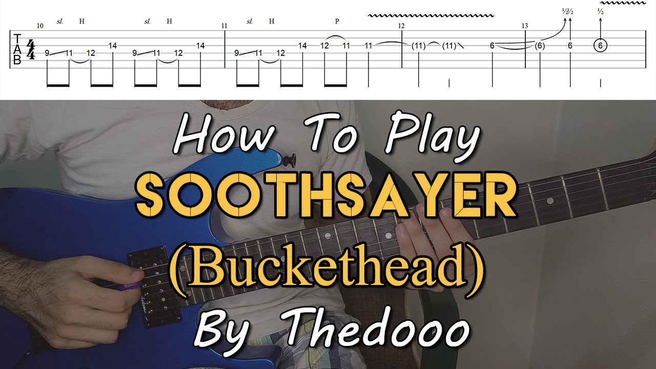 How To Play "Soothsayer" By Buckethead Thedooo Mini Cover Arrangement