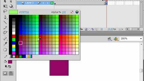 Flash From Scratch Tutorial 13 Shape Hints.avi