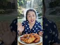 grelled chicken, with falls background. #food