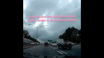 #downtownatlanta #carpool #traffic #High occupancy vehicle