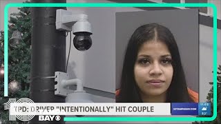 Driver arrested for 'intentionally' ramming into couple in Ybor City