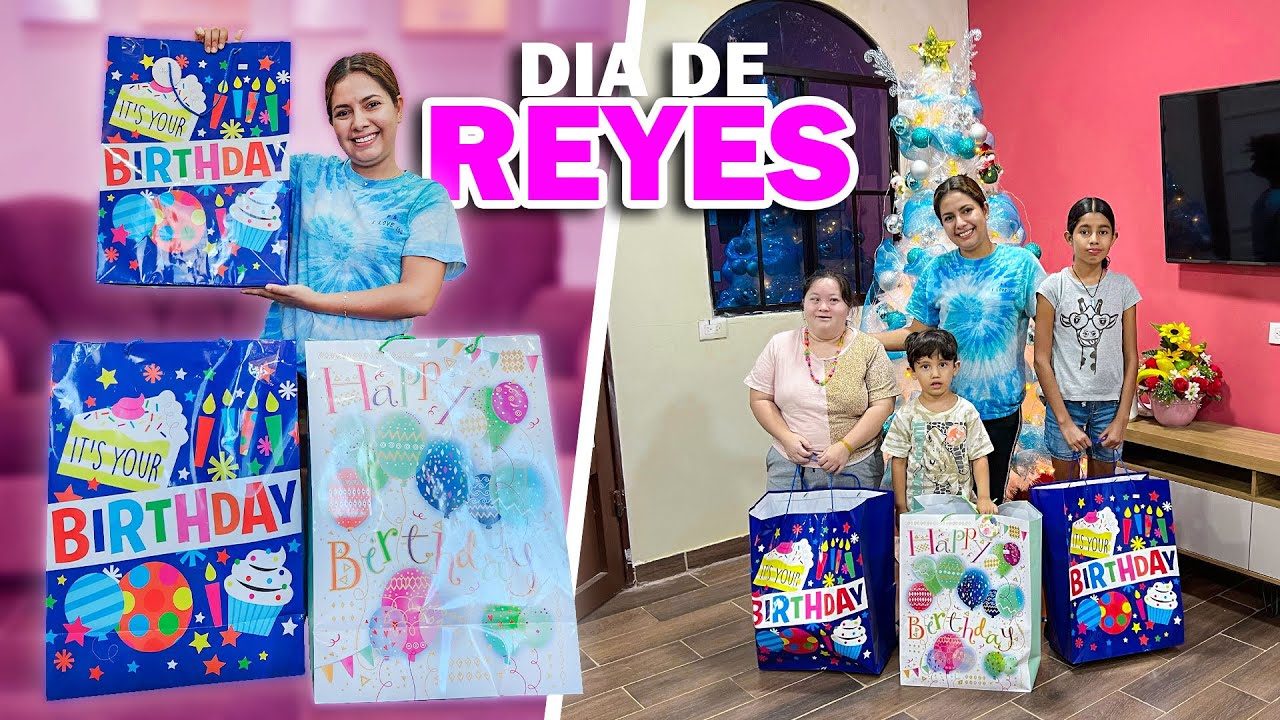 ABRIENDO LOS REGALOS DE REYES MAGOS CON MIS HERMANITOS Y CHOL