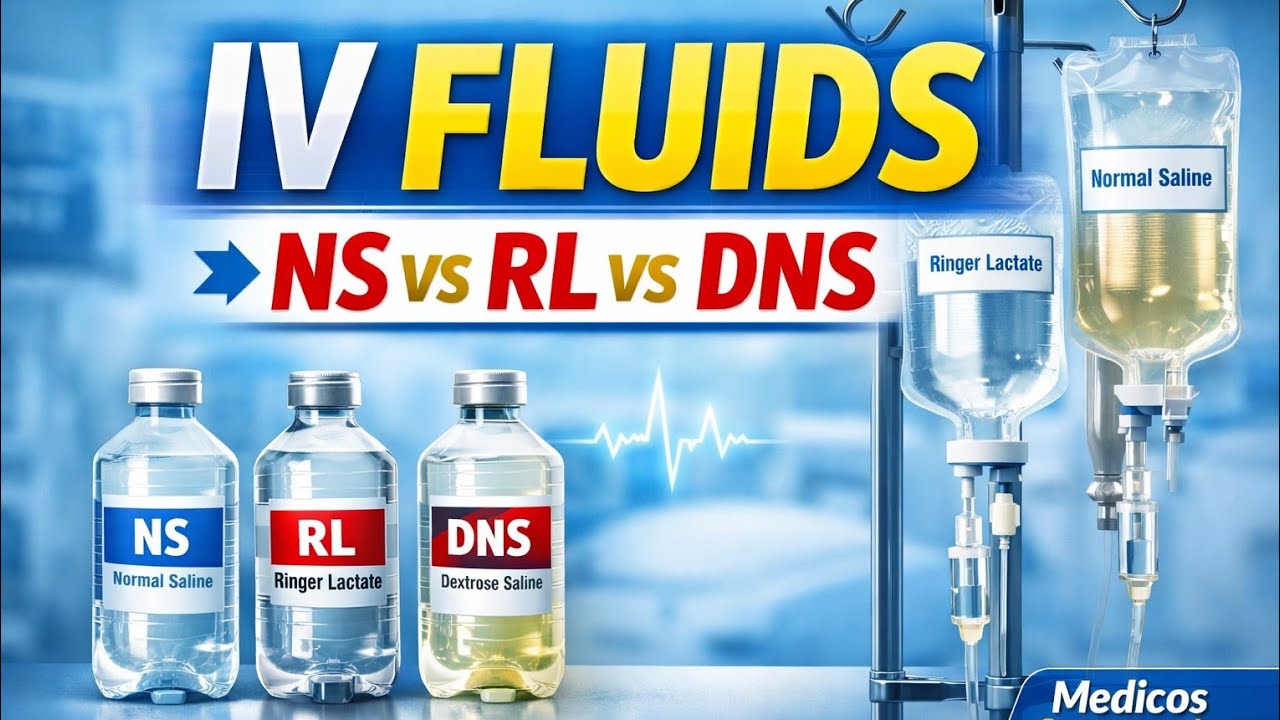 IV Fluids Explained 🔥 | NS vs RL vs DNS | Which Fluid When? - YouTube