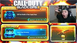 *NEW* OPENING THE NEW BIG BOX BUNDLE IN BLACK OPS 3! (BO3 100 RARE SUPPLY DROP OPENING!)
