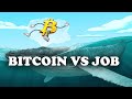 Bitcoin VS JOB  #shorts