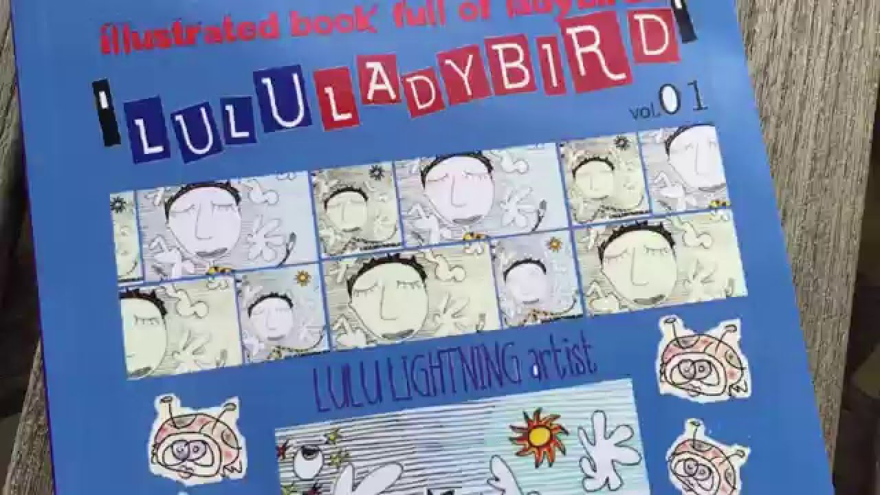 LULULADYBIRD vol.01 (little peek inside of illustrated book by LULU LIGHTNING)