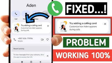 how to fix phone try adding a calling card problem | what is try adding a calling card