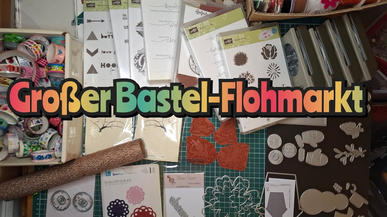 Flohmarkt: Stempel, Stanzen, DSP... u.a.v. Stampin up, Heindesign, Create a smile, Kulricke, Action