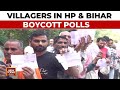 Lok Sabha Polls 2024: Villagers In HP And Bihar Boycott Polls Demanding Road In Their Village