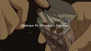 Eminem ft Rihanna - Monster (Slowed + Reverb)