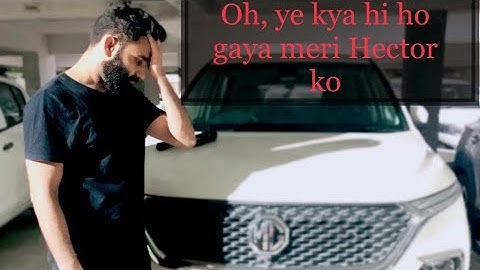 MG Hector serious starting issue. Many warning lights.