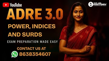 ADRE 3.0 POWER INDICES AND SURDS  - 1🔥 WHATSAPP 8638354607 APP LINK IN DESCRIPTION 👇 #victordas