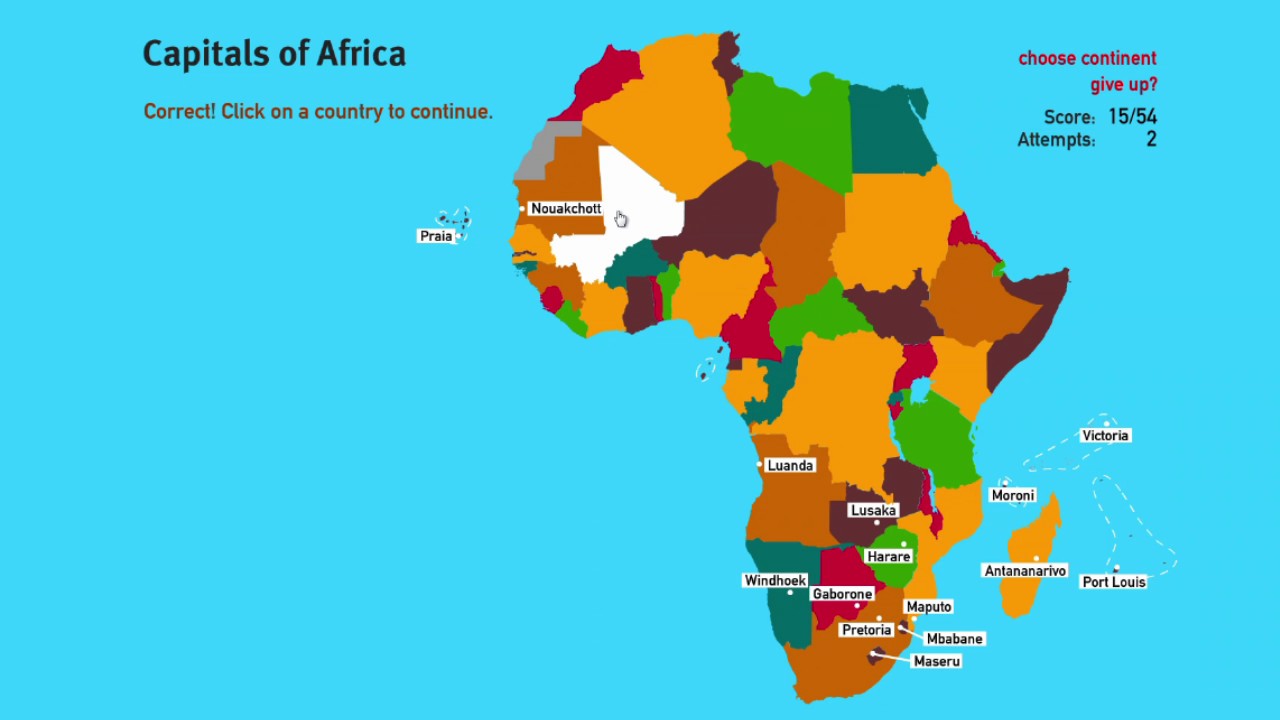 Capitals of African Countries YouTube