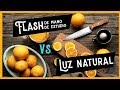 Flash de mano vs Flash de estudio vs Luz natural