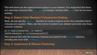 Resolving the colMeans Error in R