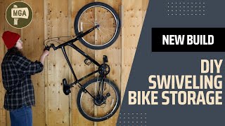 How to Build DIY Bike Storage That Swivels (Cheap and Easy!)