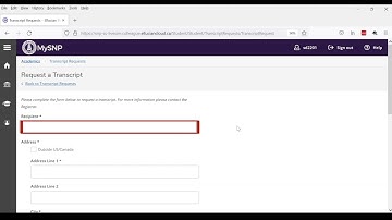 How to Request a Transcript