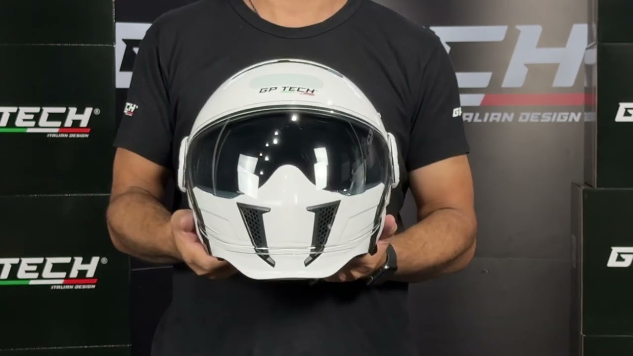 CAPACETE GP TECH OP12A ZOOM MONO BRANCO