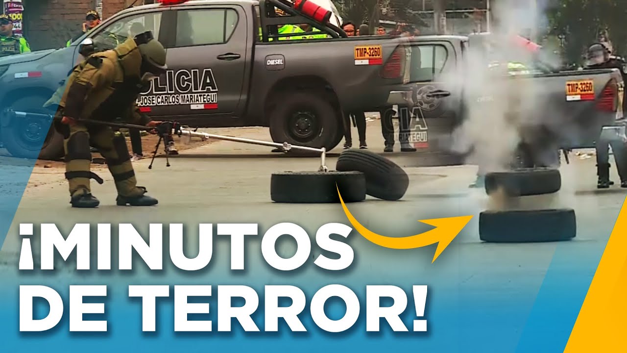 ¡Detonan granadas en directo! Delincuentes dejan explosivos en ferretería y policía los desactiva