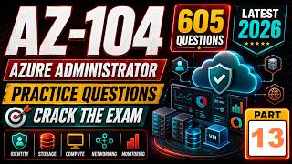 AZ-104 Practice Questions Part 13 | Q332–357 | Azure Administrator Exam Prep 2026
