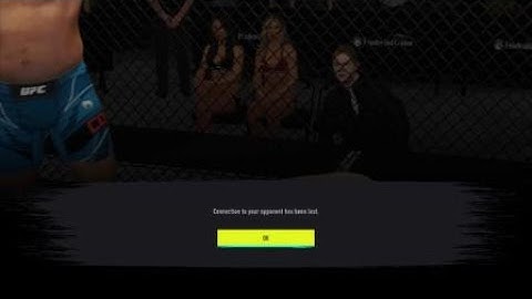 Connection to your opponent has been lost